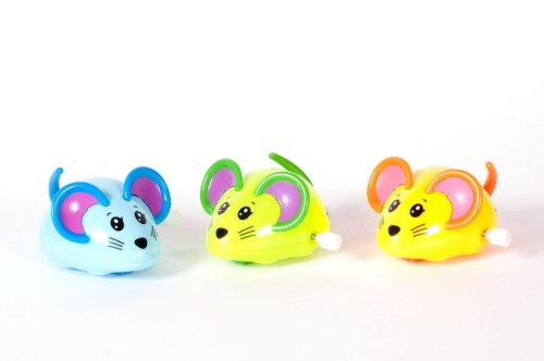 A714B - Myszka nakręcana z kolorowymi uszkami