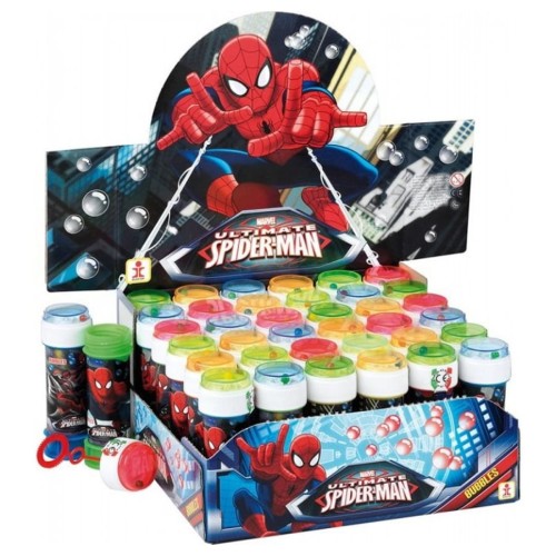 Nagrody dla małych pacjentów: A054L06 - Bańki mydlane licencyjne wzory bajkowe Spider-Man