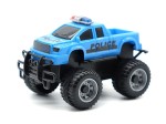 A117B - Samochód terenowy (policja) na dużych kołach, 9 cm, różne kolory