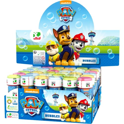 Nagrody dla małych pacjentów: A054L20 - Bańki mydlane licencyjne wzory bajkowe PSI PATROL 60 ml