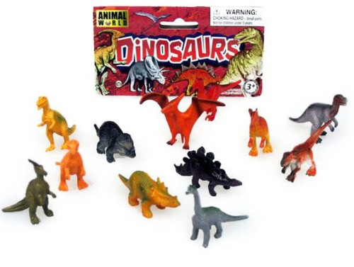 A133C - Dinozaury mini zestaw 12 sztuk