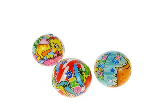 Nagrody dla małych pacjentów: A280G06 - Piłeczki antystresowe dinozaury wersja cartoon średnica 6 cm
