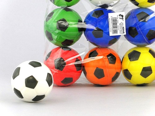 Nagrody dla dzielnych pacjentów gabinetów lekarskich: A280E01 - Piłeczki antystresowe football średnica 6 cm nowe wzory