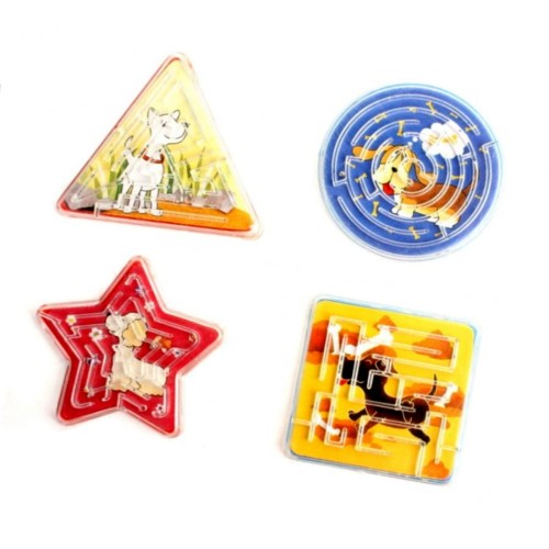 Nagrody dla dzielnych pacjentów: A950D - Labirynt - zabawka zręcznościowa ze stalową kulką, różne wzory i kolory