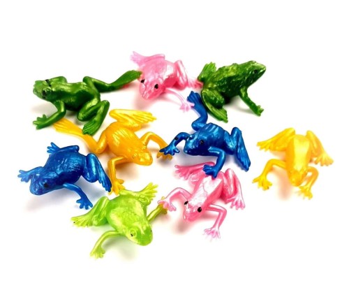 Nagrody dla grzecznych pacjentów gabinetów lekarskich: A133F02 - Żabka gumowa w szalonych kolorach