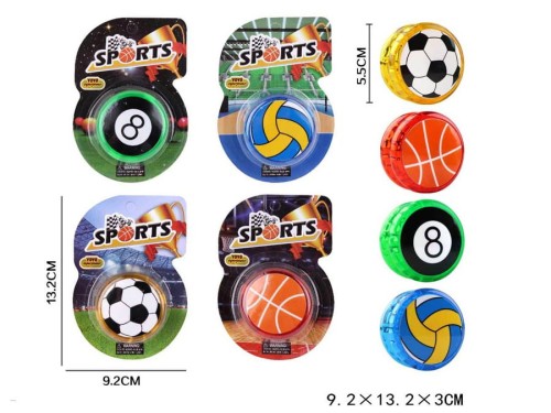 Nagrody dla dzielnych pacjentów gabinetów lekarskich: A275B07 - Jo - Jo świecące wersja sportowa, nowe wzory