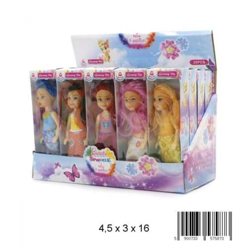 Nagrody dla dzielnych pacjentów gabinetów lekarskich: A511A02 - Laleczka z długimi włosami w szalonych kolorach