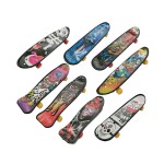 A017F - Deskorolka plastikowa "na palec" z kolorowym nadrukiem, duża (9,5 cm)