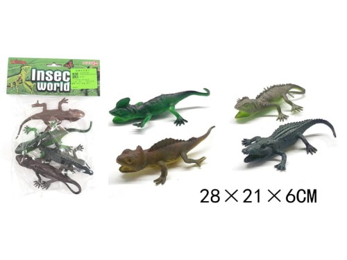 Nagrody dla dzielnych pacjentów gabinetów lekarskich: A133G02 - Zwierzęta dzikie gady zestaw 4 sztuki