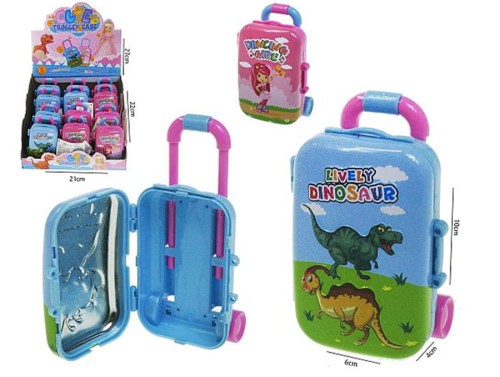 Nagrody dla dzielnych pacjentów gabinetów lekarskich: A077D04 - Pudełeczko walizeczka metalowa na drobiazgi, słodka jak cukierek