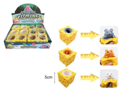 Nagrody dla dzielnych pacjentów gabinetów lekarskich: A282H19 - Gniotek myszka w serze