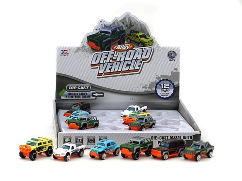 Nagrody dla dzielnych pacjentów gabinetów lekarskich: A712J08 - Samochody metalowe terenowe, różne wzory