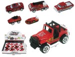 A715G14 - Samochody metalowe straż pożarna, 7 cm, różne wzory