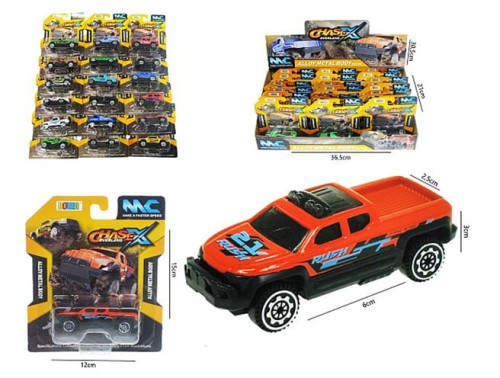 Nagrody dla dzielnych pacjentów gabinetów lekarskich : A715G17 - Samochód metalowy jeep 7 cm, różne wzory, blister