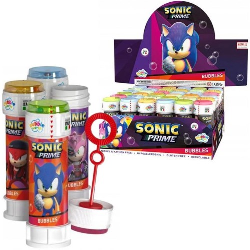 Nagrody dla dzielnych pacjentów gabinetów lekarskich: A054L34 - Bańki mydlane licencyjne wzory bajkowe SONIC 60 ml