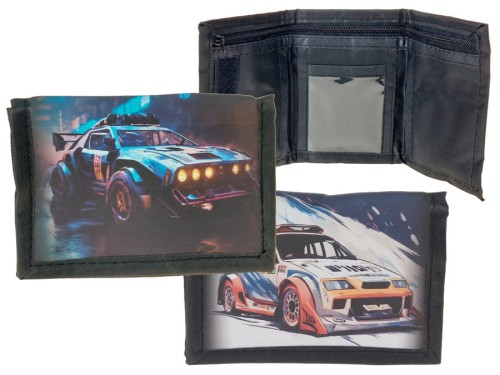 Nagrody dla grzecznych pacjentów gabinetów lekarskich: A106G22 - Portfelik na rzep odjazdowe samochody