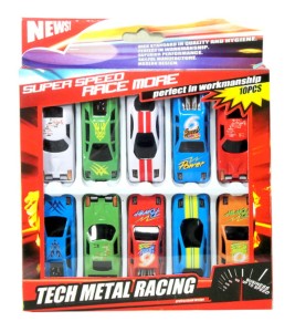 A715A04 - Samochody sportowe  zestaw 10 sztuk 