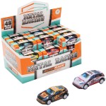 A715K02 - Samochód metalowy wersja sportowa, w pudełeczku