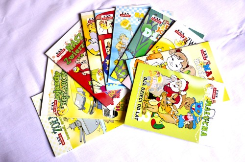 Nagrody dla małych pacjentów gabinetów lekarskich: A101A01 - Kolorowanki różnewzory A5 10 sztuk