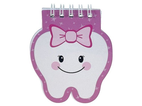 Nagrody dla dzielnego pacjenta: A107A02 - Notes  ząbek z kokardką