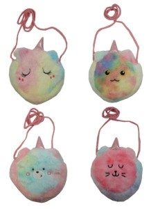 A109A -Torebka pluszowa z różkiem