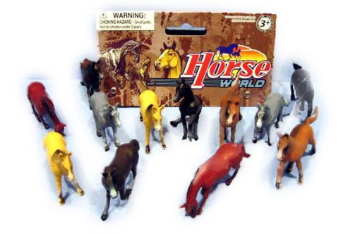 A133B - Konie mini zestaw 12 sztuk 
