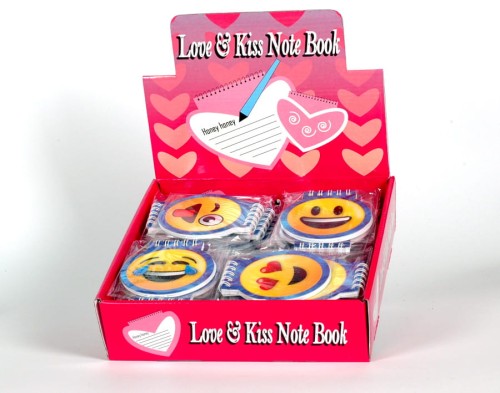 Notes okrągły z buźką 4 wzory A107A