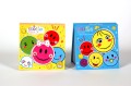 Nagrody dla małych pacjentów: A107E - Notes wesoły buziaczek seria Smile, 8*8 cm, cieniowane karteczki